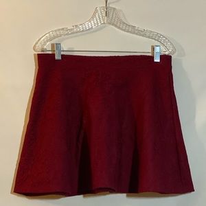 Red Laced Skirt